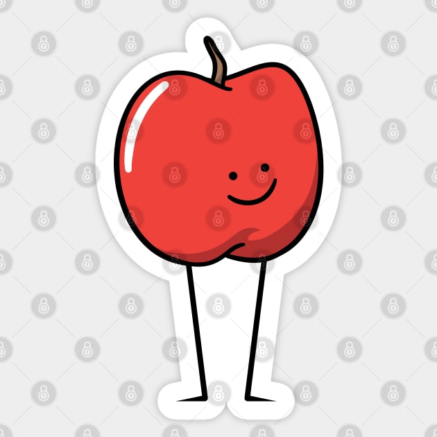 Apple Stand Sticker by Zeeph